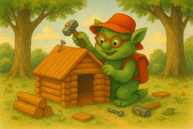 jagolipette-construit-cabane