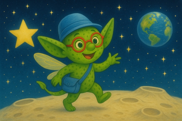 jagolipette visite la lune